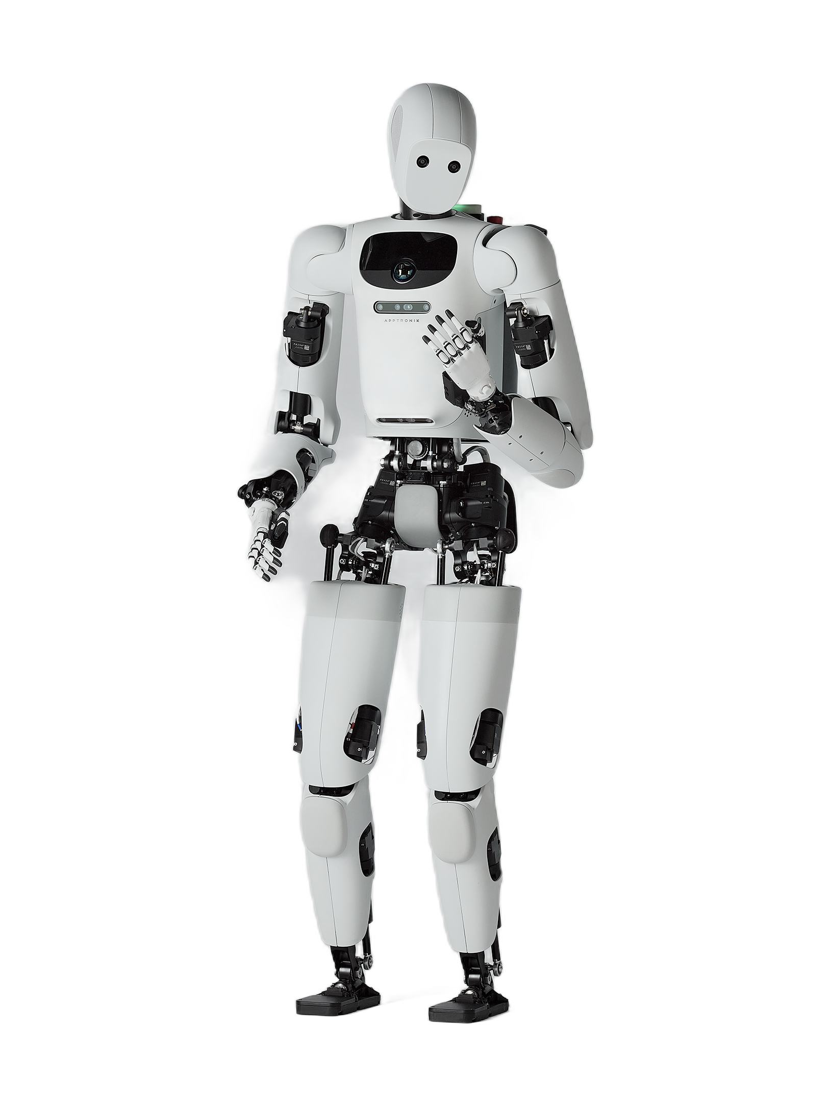 Apptronik Apollo 2, standing humanoid robot, manufacturer product photo
