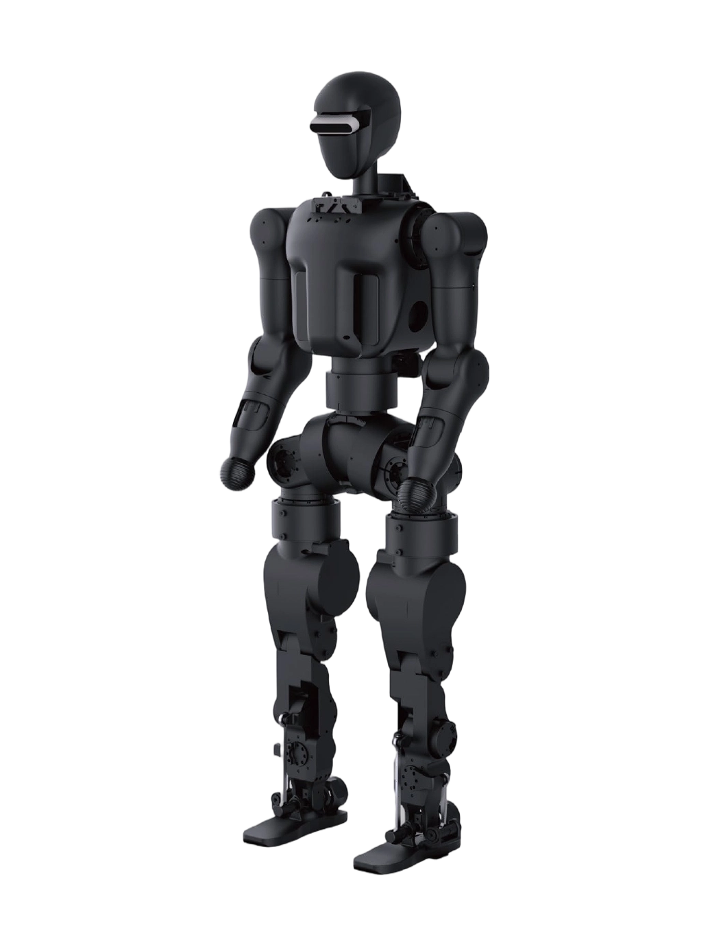 Fourier N1, black bipedal humanoid robot, product image